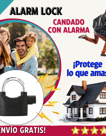 SMART LOCK® - CANDADO CON ALARMA