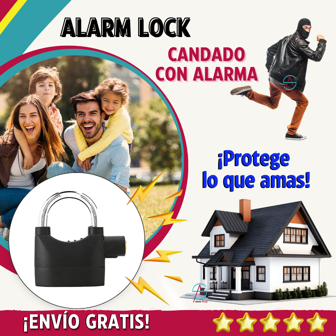 SMART LOCK® - CANDADO CON ALARMA